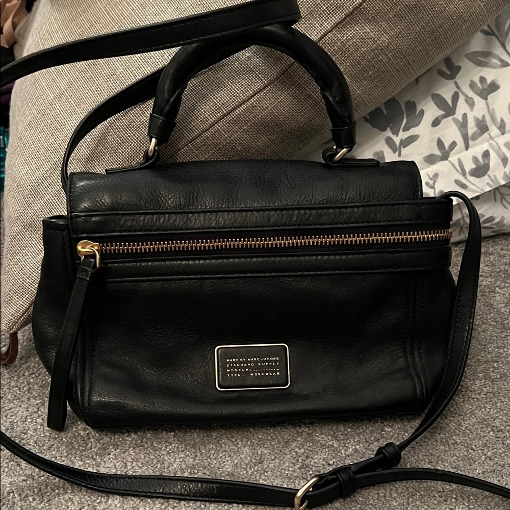 Black Leather Handbag
